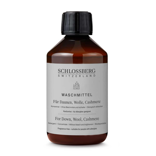 Schlossberg Waschmittel für Daunen, Wolle, Cashmere 240ml