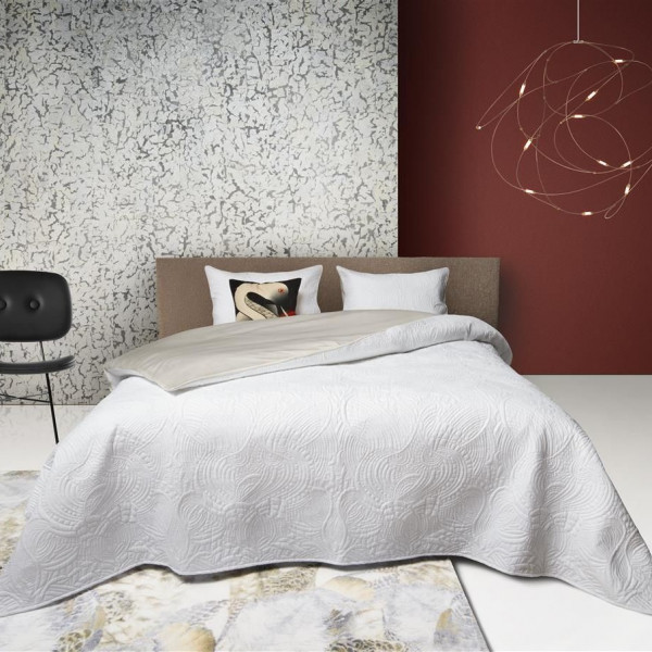 moooi Embroided Dodo Ivory 135x200cm mit 80x80cm