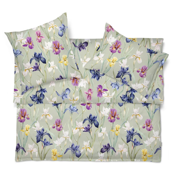 Garnitur Schlossberg Charlotte Satin 135x200cm mit 80x80cm